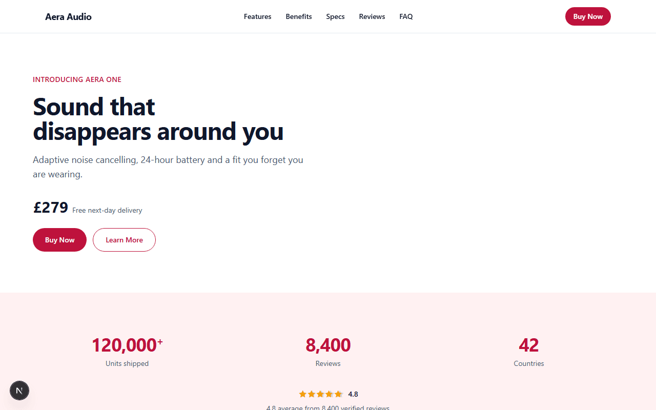 Product Launch template preview
